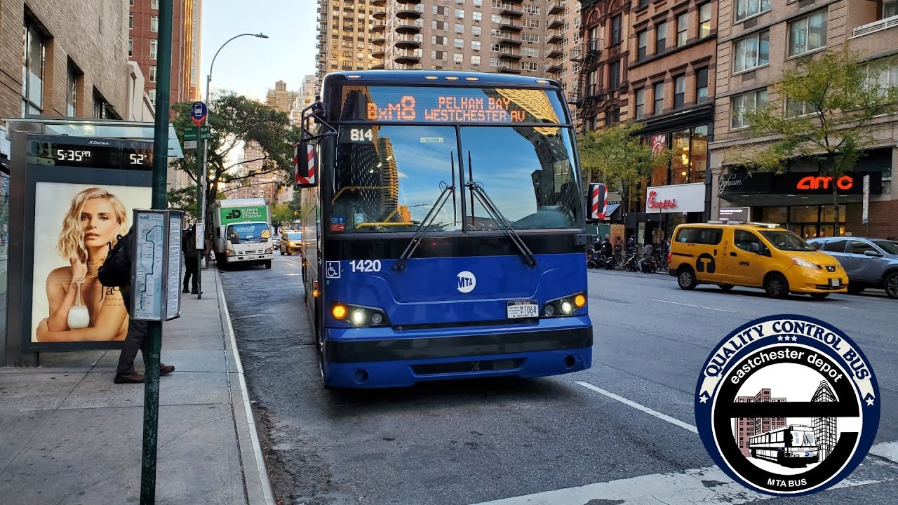 BxM8 Schedule Between Pelham Bay/City Island to Midtown Manhattan